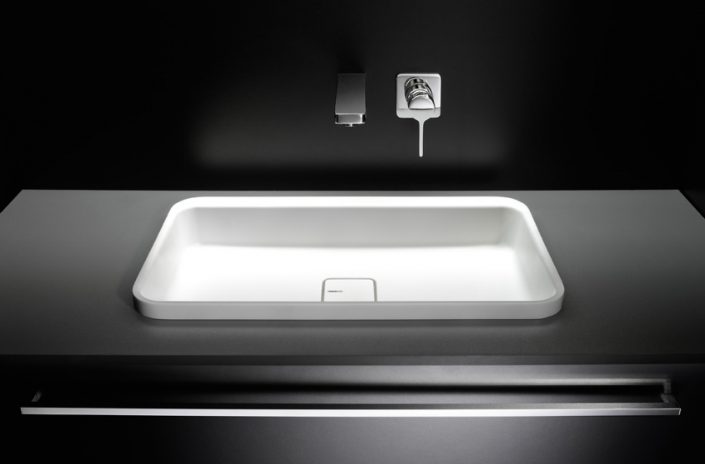 Halbeinbauwaschtisch Unique no2